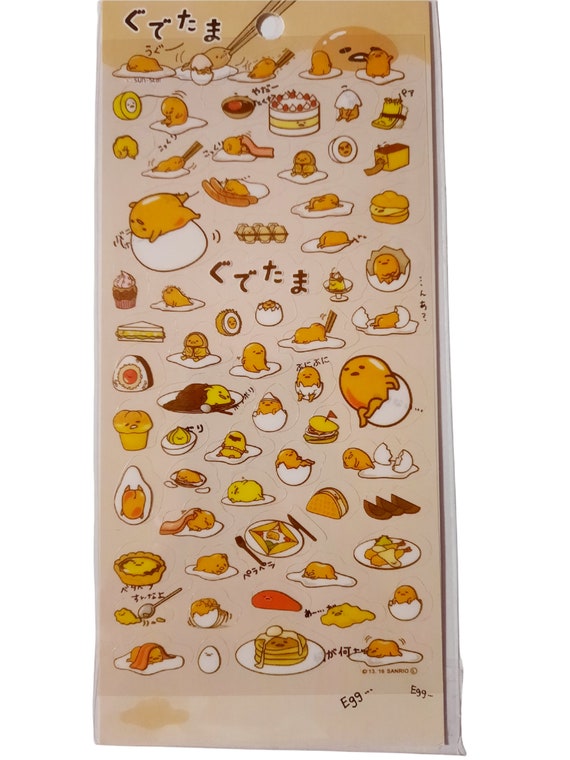 Gudetama Stickers (Design 3)