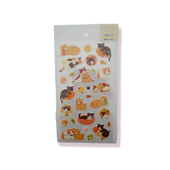 Japanese Style Sticker Cat
