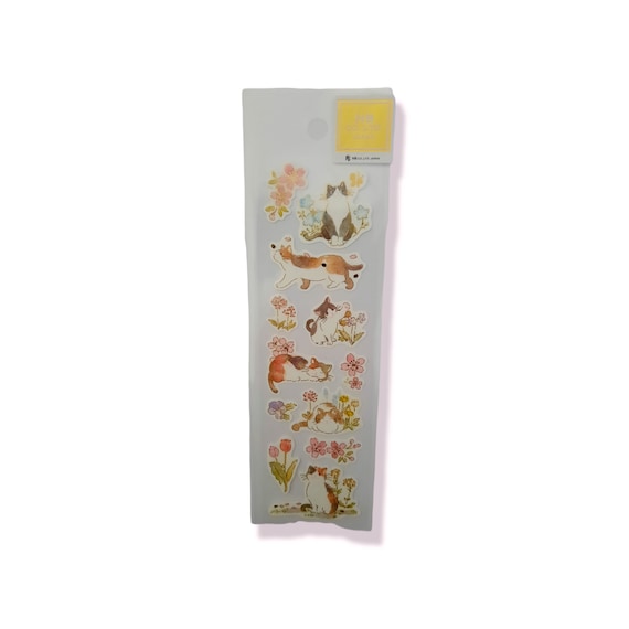 Japanese Style Sticker Lying Down Spring