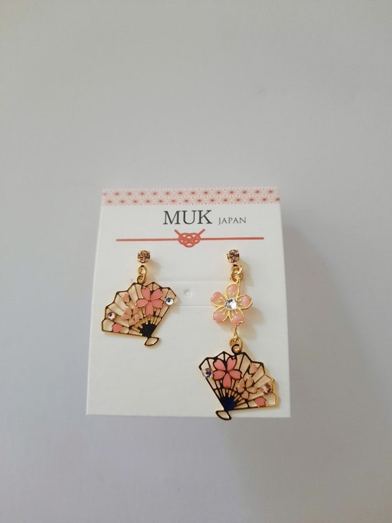 Japanese Style Earring Gold/Silver Color