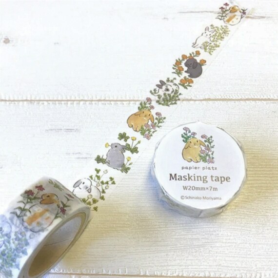 Paper Square Washi Tape & Flake Seal