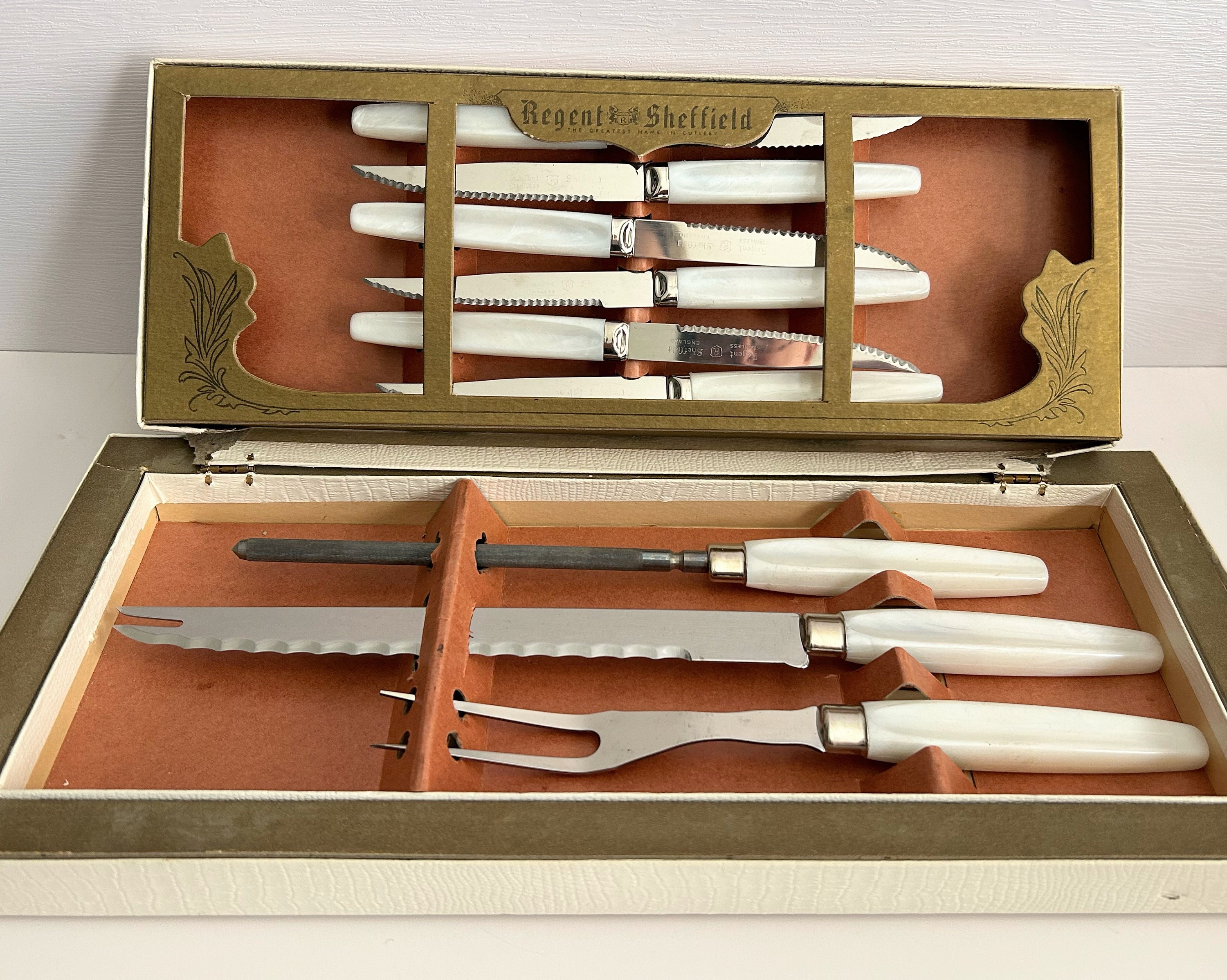 Assorted Vintage Knives by Flint Quikut Imperial Regent & 