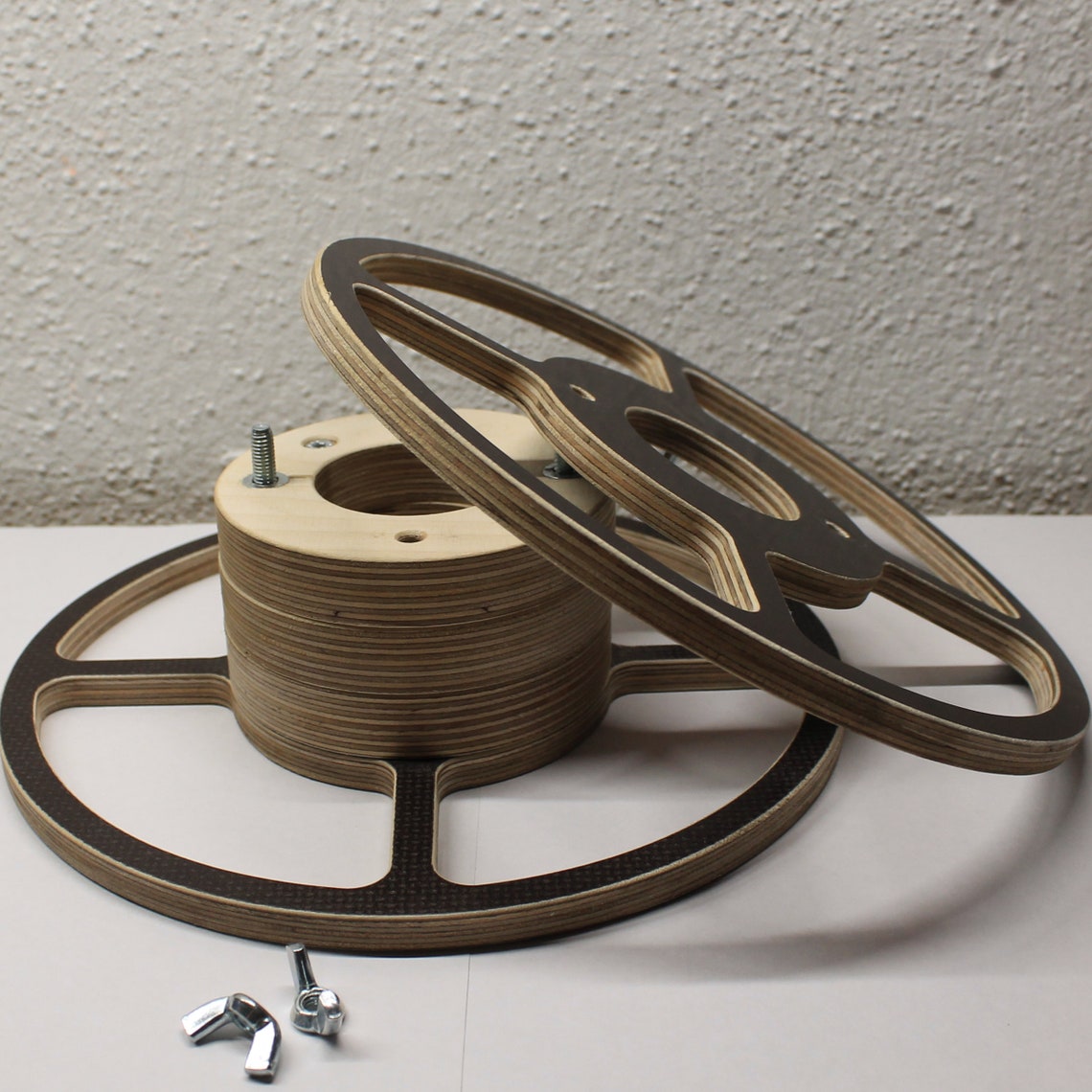 Wooden filament roll Filamentroll made out of Wood Etsy