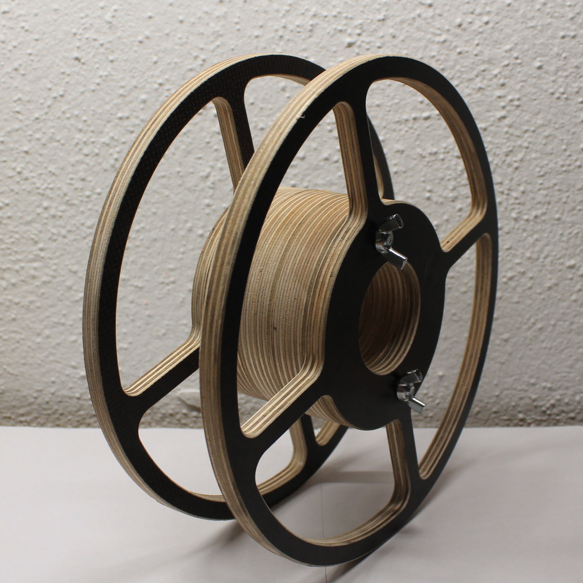 Wooden filament roll Filamentroll made out of Wood Etsy