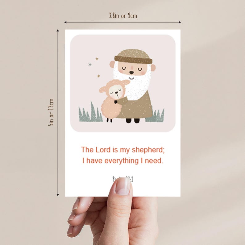 36 Printable Bible Verse Cards for Kids: Christian Scripture Study (PDF ...