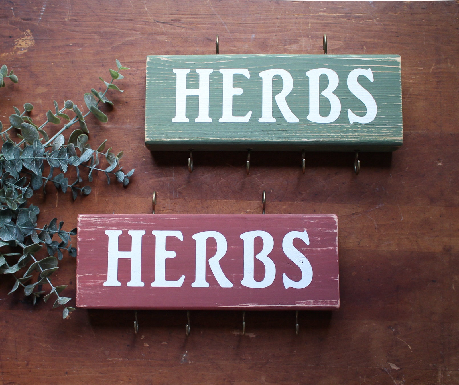 Herb Drying Rack Personalized Kitchen Herb Hanger Dry Herbs and Flowers  Farmhouse Decor 
