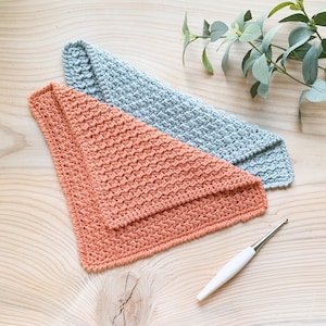 Crochet Dishcloth Pattern, Quick Crochet Pattern, Beginner Friendly, Crochet Dish Towel, Crochet Hanging Towel Pattern, Crochet Hand Towel