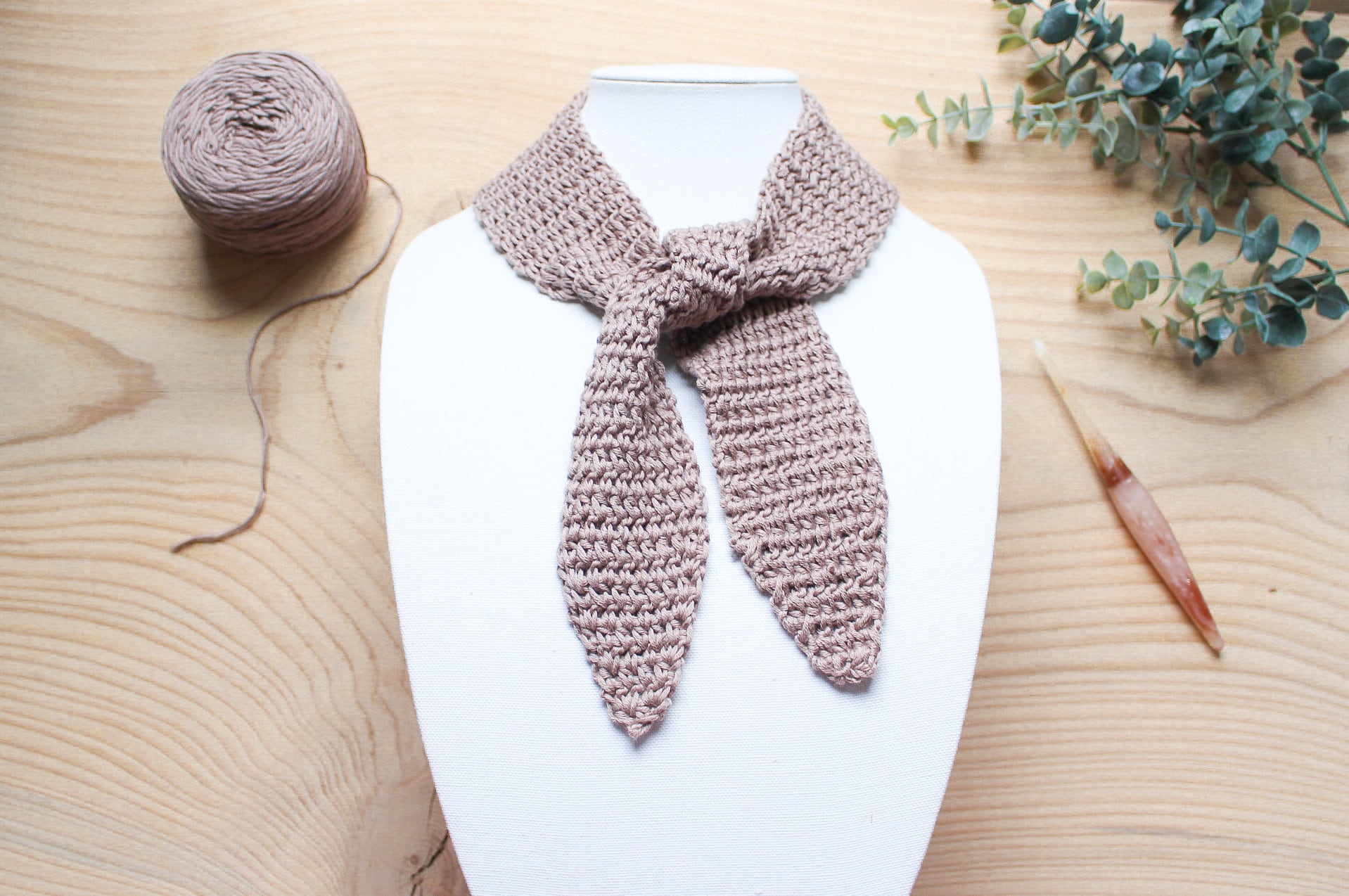CROCHET PATTERN, Neckerchief Pattern, Crochet Scarf Pattern, Crochet ...