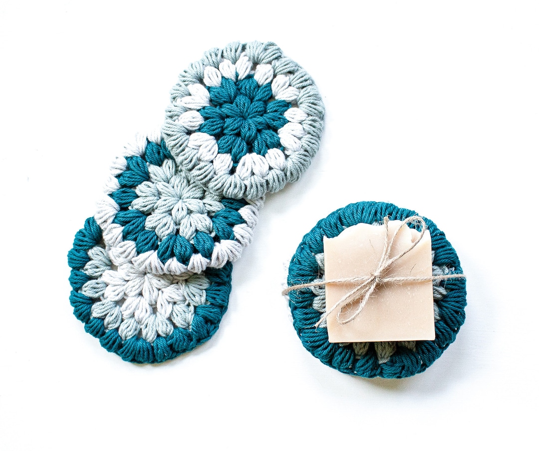 CROCHET PATTERN, Face Scrubbies, Crochet Scrubbie, Scrubbie Pattern