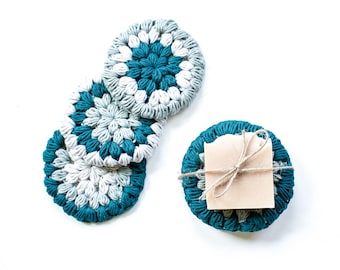 CROCHET PATTERN, Face Scrubbies, Crochet Scrubbie, Scrubbie Pattern, Crochet Face Round, Easy Crochet Pattern, Eco-Friendly
