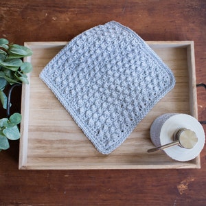 CROCHET PATTERN | Bobblet Dishcloth Pattern | PDF Download | Beginner Friendly | Crochet Dishcloth