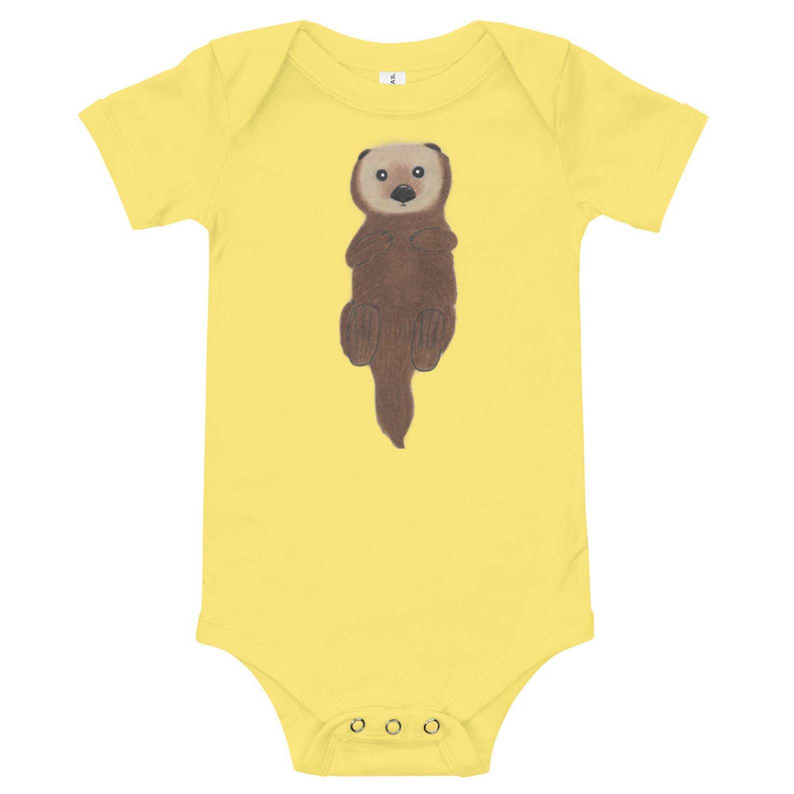 The Wee Otter Baby Onesie - Etsy