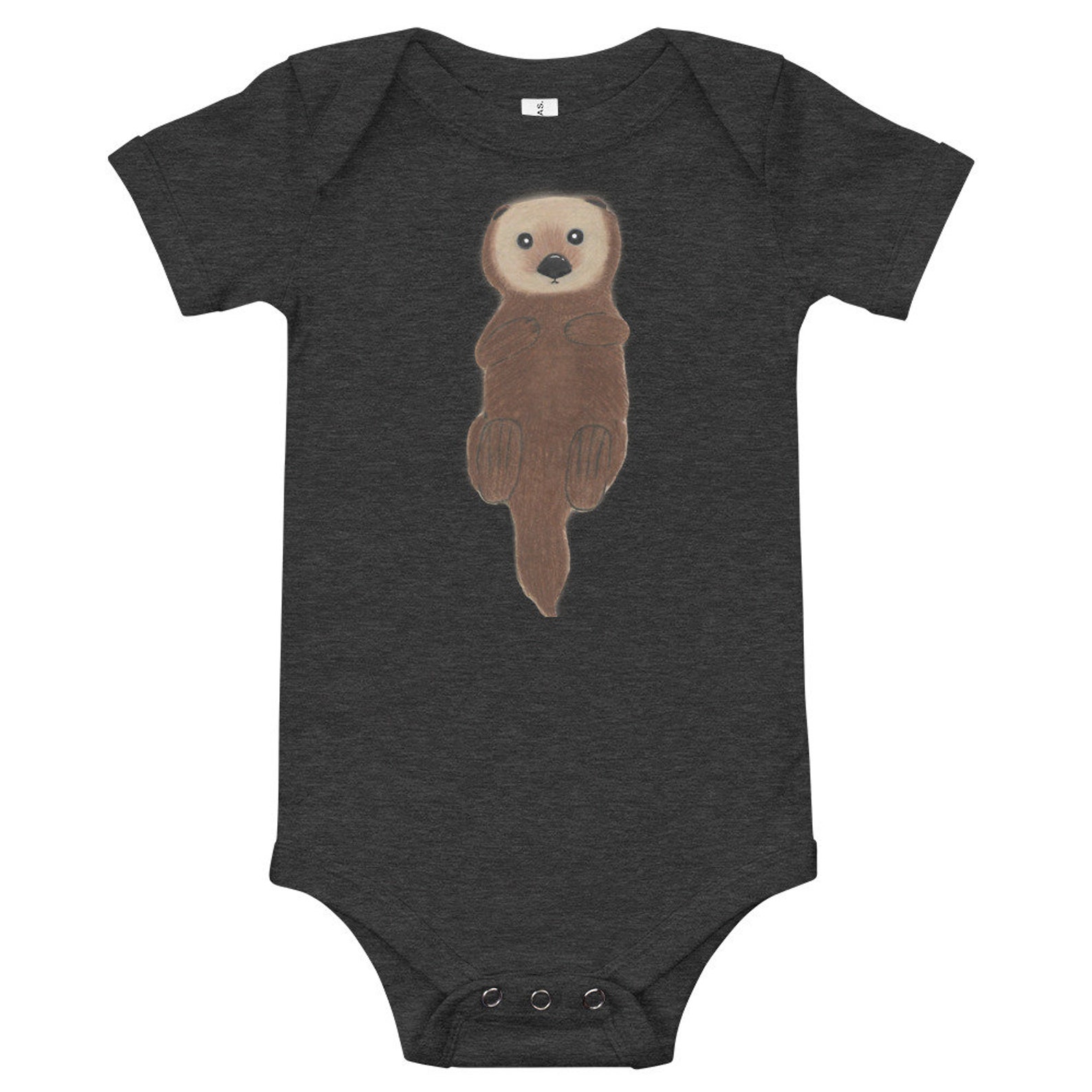 The Wee Otter Baby Onesie | Etsy