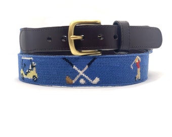 Needlepoint Navajo Diamond Belt - Etsy