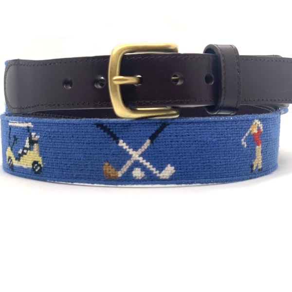 Needlepoint Belt Etsy