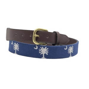 South Carolina Needlepoint Belt