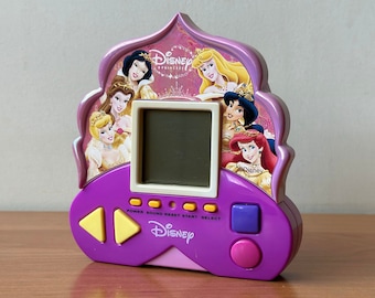Vintage electronic handheld princess game by Zizzle, Y2K toys, Retro mini game console, Pocket LCD game