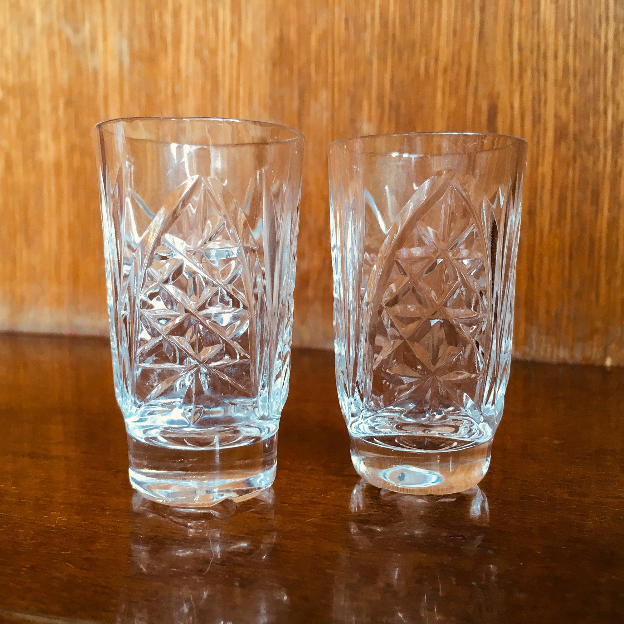 Antique shot glasses set Antique tequila glasses Set of 2 Etsy