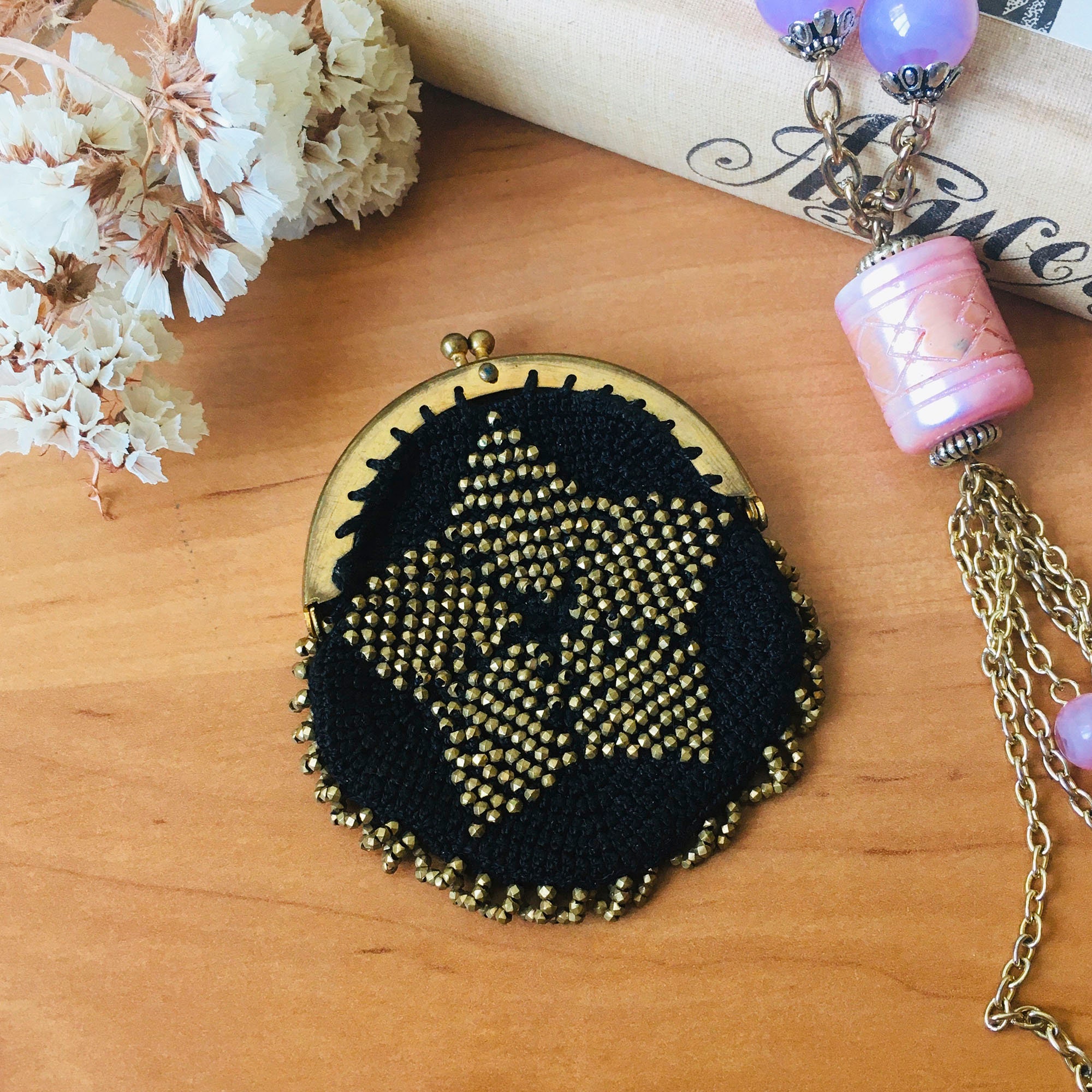 Antique Crochet Coin Purse