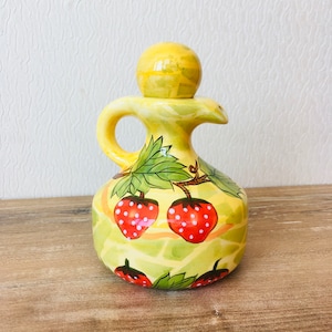 Ceramic olive oil dispenser, Vinegar bottle, Art pottery olive oil cruet, Soy sauce bottle, Made in Ukraine stoneware