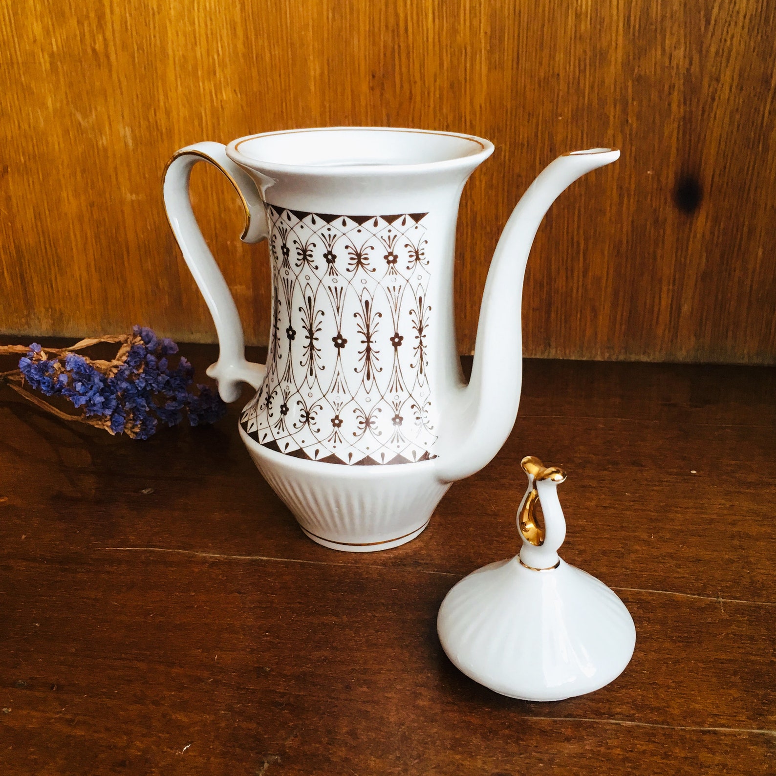 Vintage Ceramic Coffee Pot Retro Coffee Maker Antique Coffee Etsy