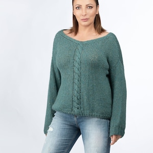 Made to order - Hand Knitted Sweater, Women&#39;s Knitwear, Baby Alpaca, Oversized Sweater, Pullover