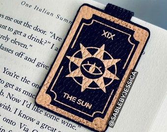 The Sun Tarot Bookmark | Mystical Bookmark | Magical Bookmark | Celestial Bookmark | Holographic Bookmark | Foil Bookmark