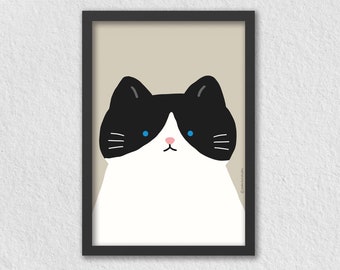 Cat Illust Etsy
