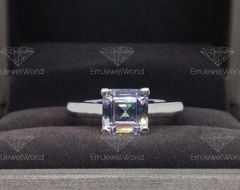 Champagne Sapphire 6x8MM 2.50Ct Emerald Cut AAAAA VVS Loose Gemstone