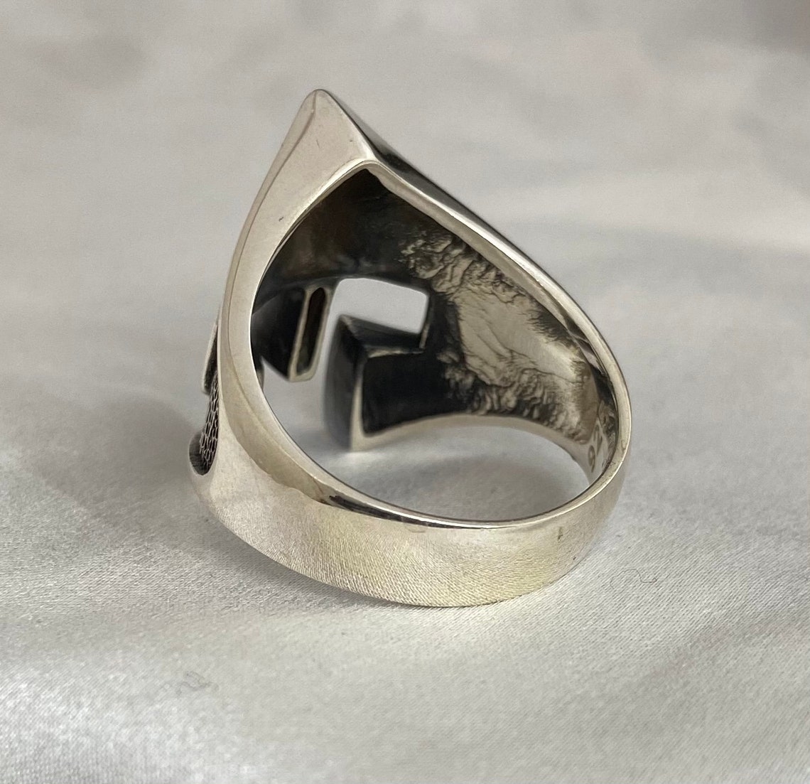 Silver Men Ring Warrior Silver Ring Handmade Ring | Etsy