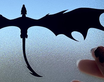 Sylus Dragon Silhouette Transfer Sticker - Love and Deep Space
