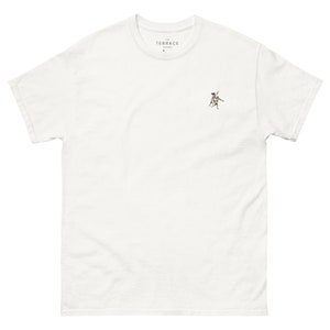 Chloe Kelly Embroidered Crew Neck T-Shirt - "Footballs Coming Home" White