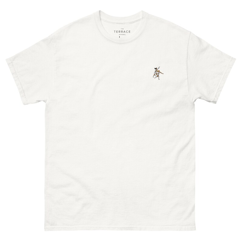 Chloe Kelly Embroidered Crew Neck T-Shirt - "Footballs Coming Home" White