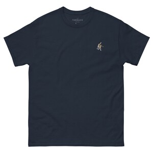 Chloe Kelly Embroidered Crew Neck T-Shirt - "Footballs Coming Home" Navy