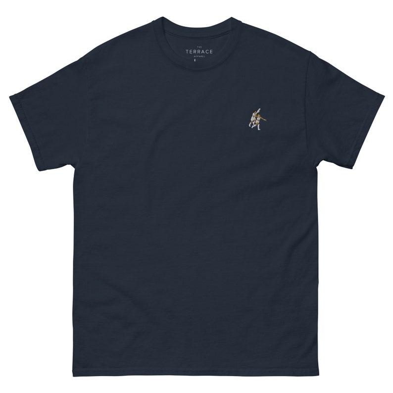 Chloe Kelly Embroidered Crew Neck T-Shirt - "Footballs Coming Home" Navy