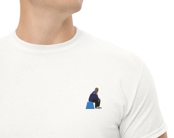 Marcelo Bielsa Embroidered Crew Neck T-Shirt - "A Man And His Bucket"