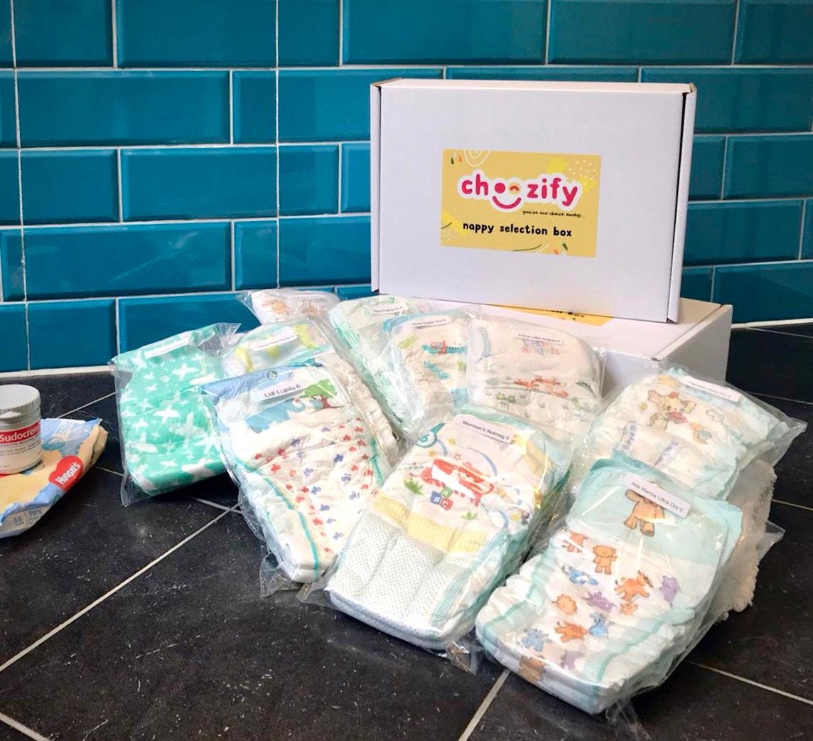 Size 1 Newborn Nappy Selection Box 25kg Etsy