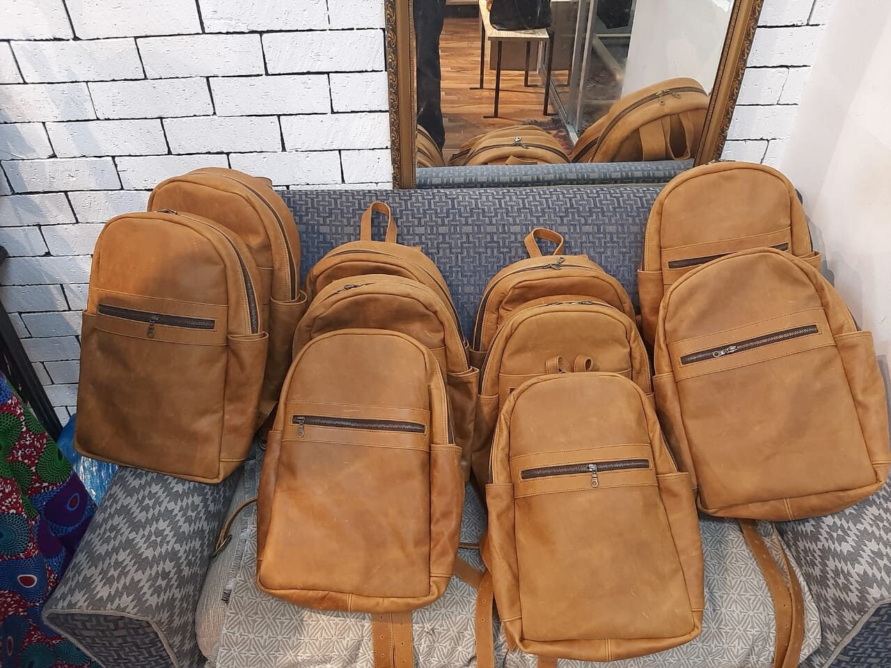 Beautifully crafted Genuine Leather Backpack - Handcrafted in South Africa