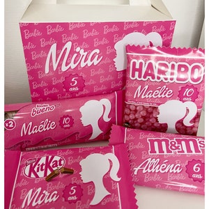 Collection Barbie Confiserie personnalis?�e Papeterie personnalisable Cadeaux enfants Cadeaux 