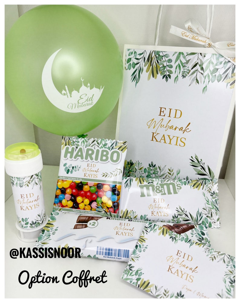 Collection Eid Confiserie personnalisée Papeterie personnalisable Cadeau enfants image 3