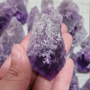 Rare Natural Brazilian Etched Amethyst
