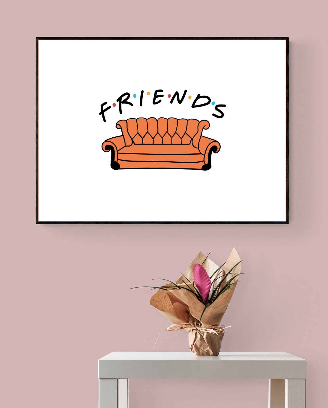 Friends Tv Show Wall Art Friends Poster Friends Wall Art | Etsy