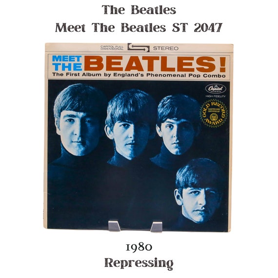 Vintage 1986 Meet the Beatles Vinyl Album |collectible Rock Music