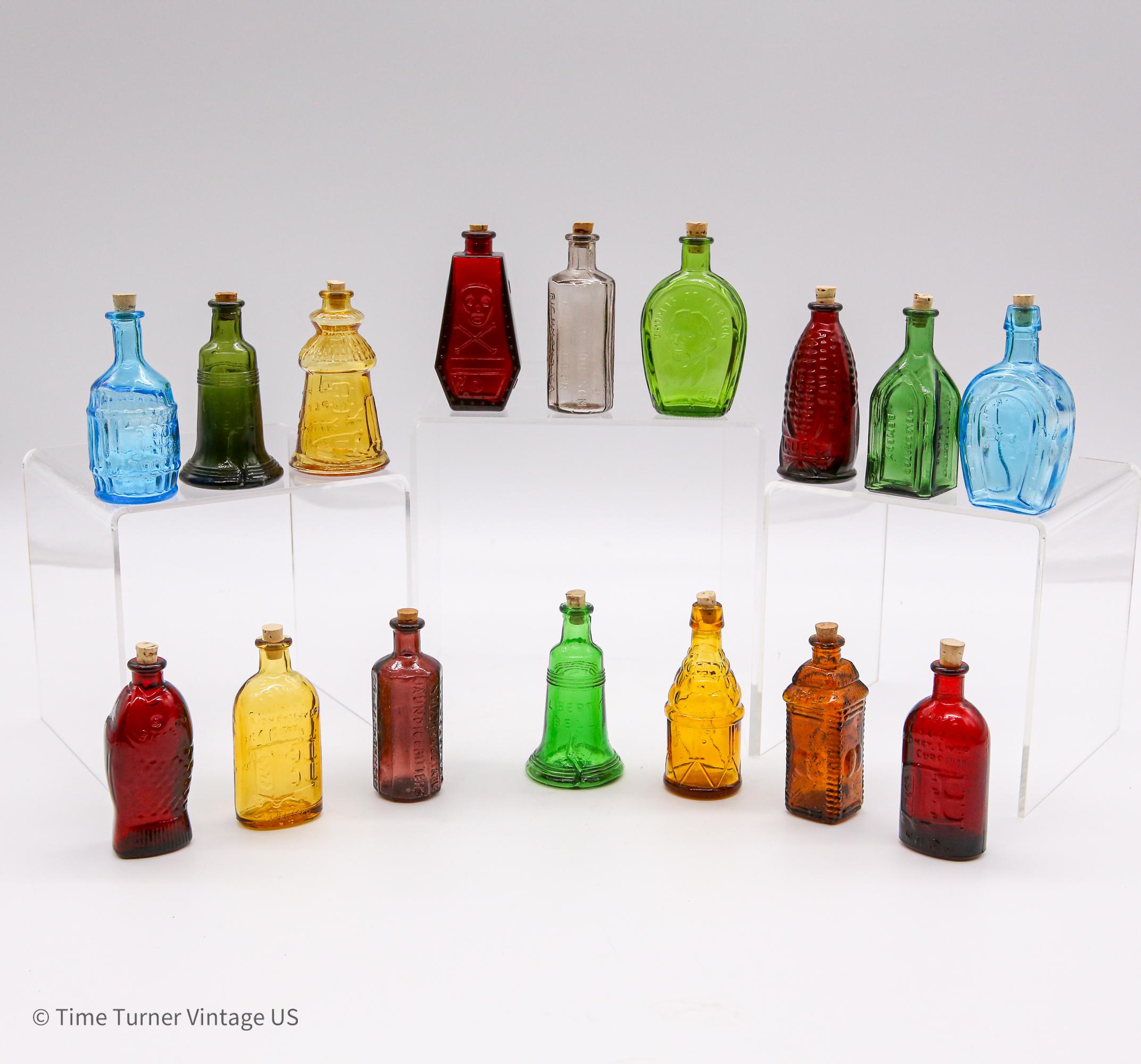 Vintage Miniature Liquor Bottles - Etsy