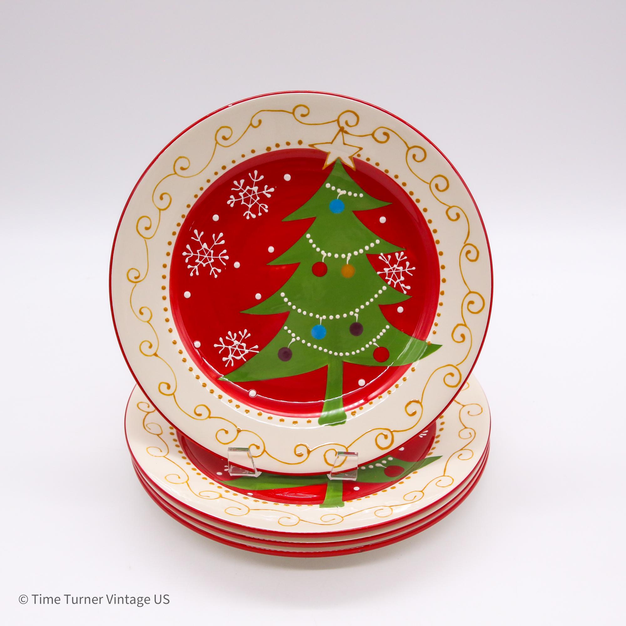 Pier One Christmas Plates