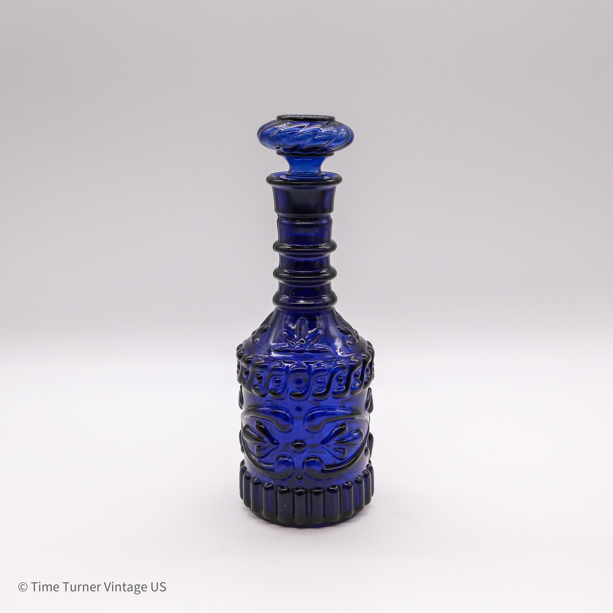 Blue Liquor Bottles - Etsy