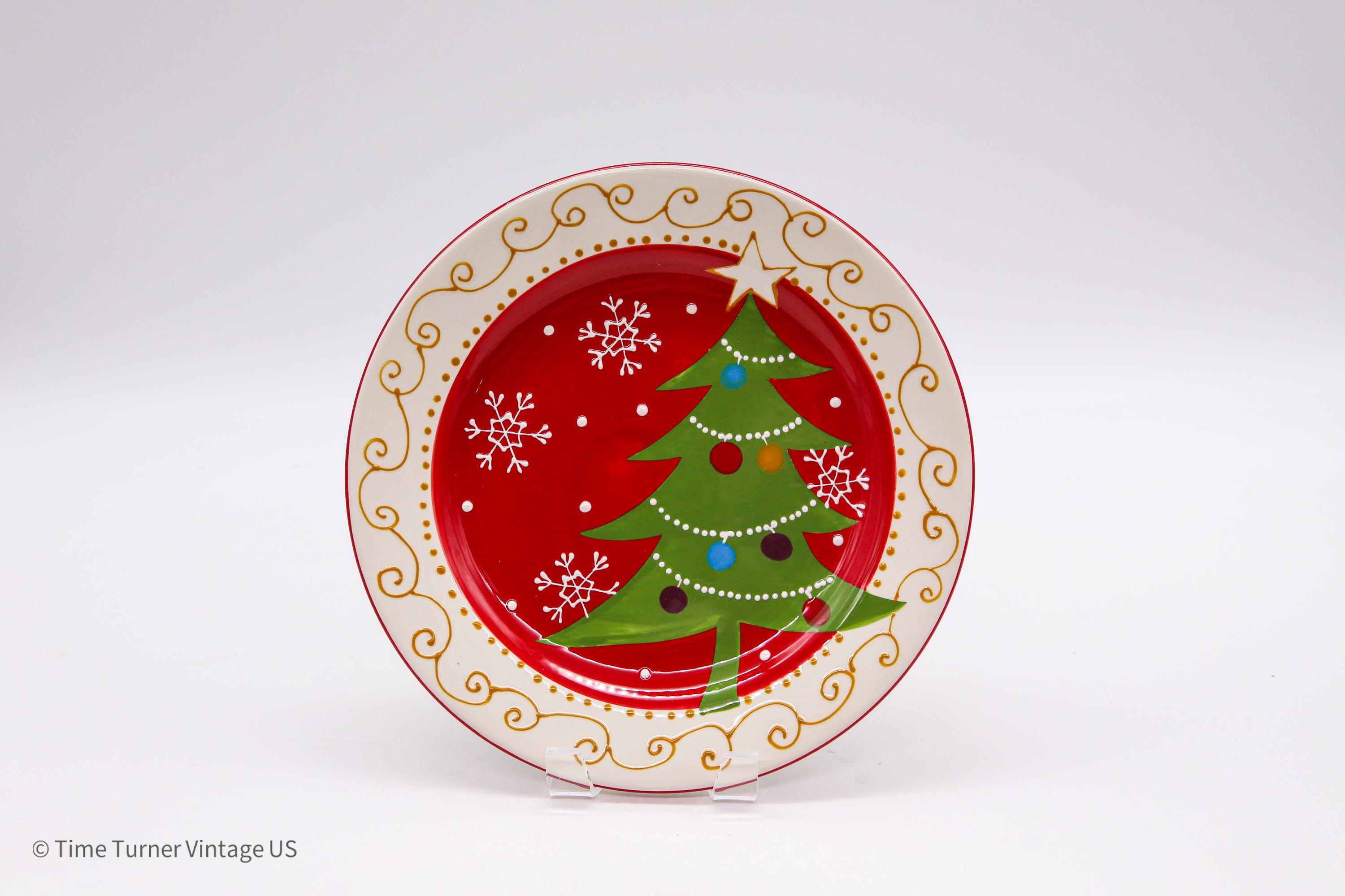 Pier One Christmas Plates