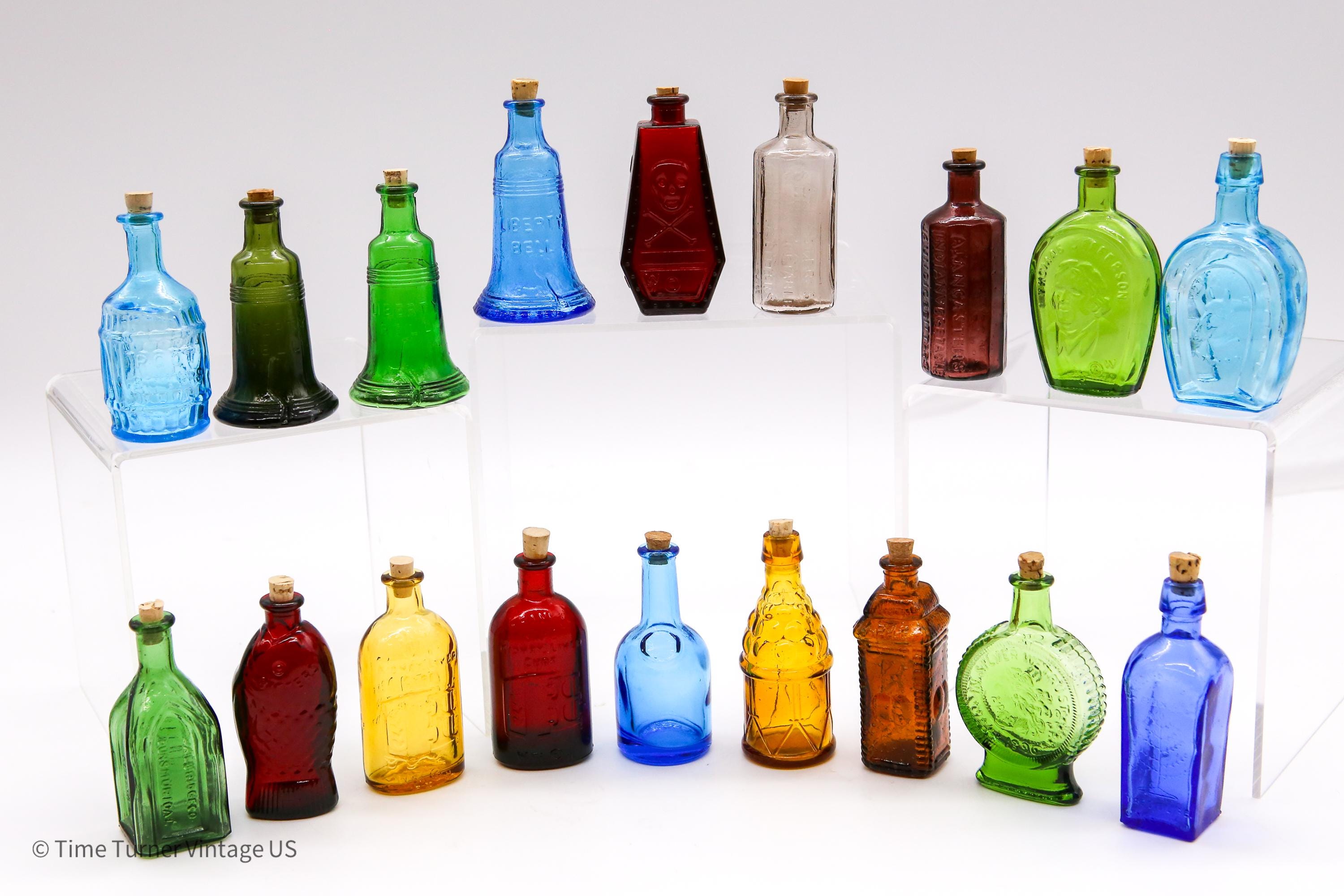 Vintage Miniature Liquor Bottles - Etsy