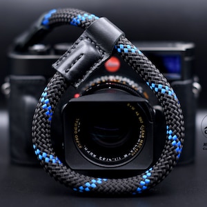 CLASSIC Wrist Black Blue Peak Design CLASSIC HandMade High Quality Rope Camera Strap