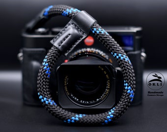 CLASSIC Wrist Black Blue Peak Design CLASSIC HandMade High Quality Rope Camera Strap